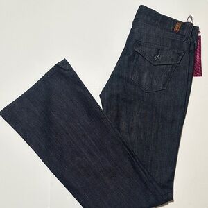 NWT 7 For All Mankind Dark Blue Jeans 26